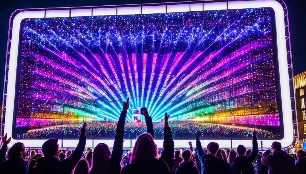 LED Wall for DJs in Stratford