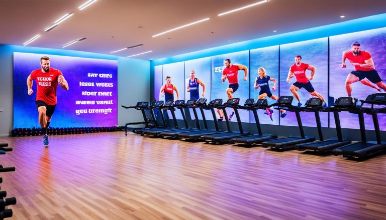 LED Wall for Gyms in Douglas