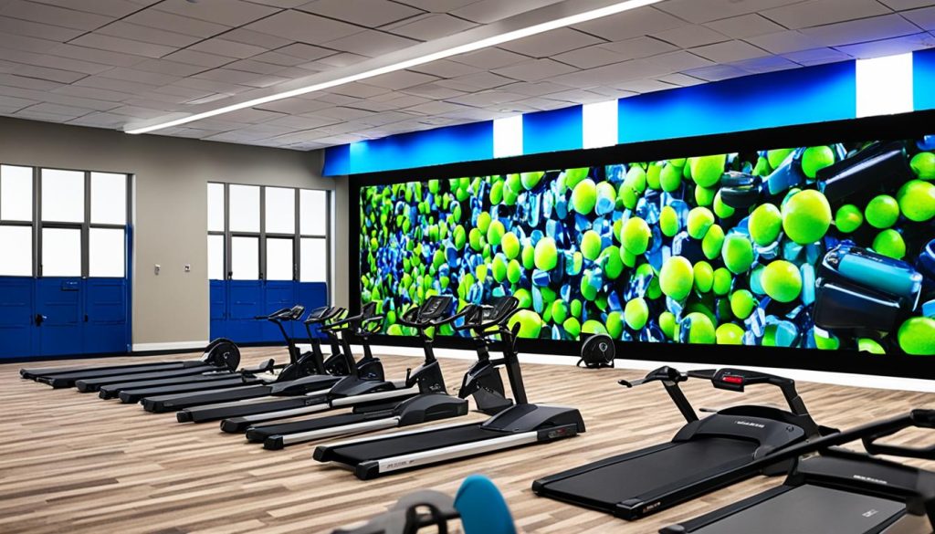 LED Wall for Gyms in West Haven