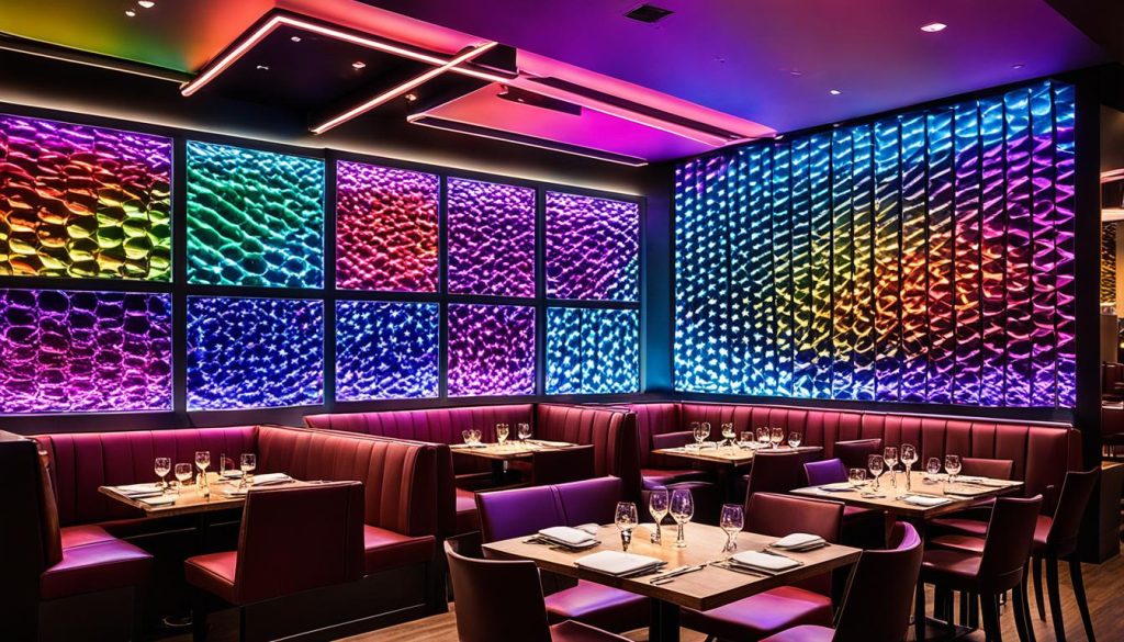 LED Wall for Restaurants, Cafes and Bars in Stratford