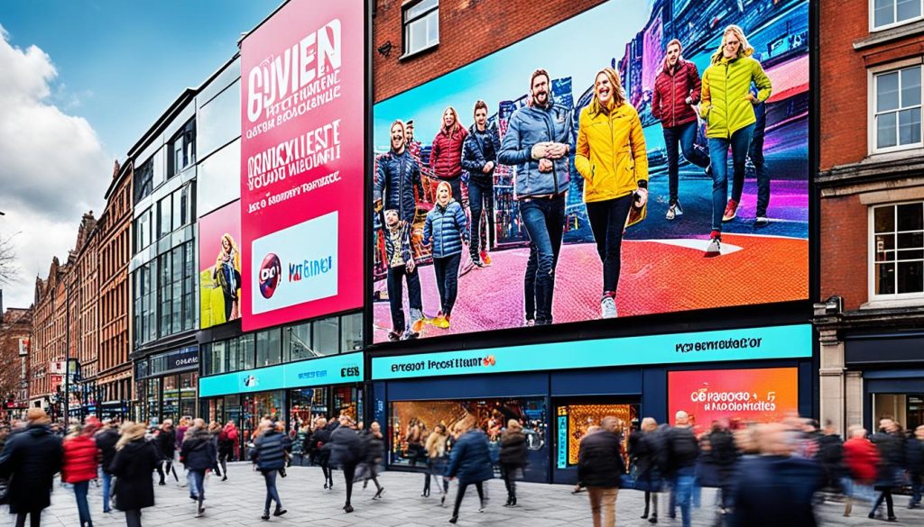 LED Wall for Storefront Advertising in Manchester