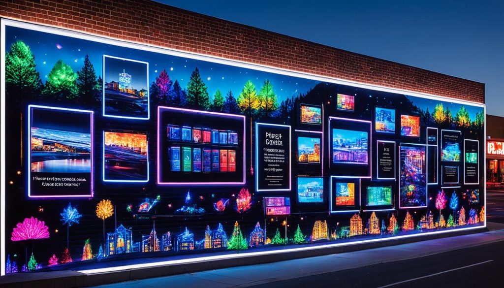 LED Wall for Storefront Advertising in West Haven