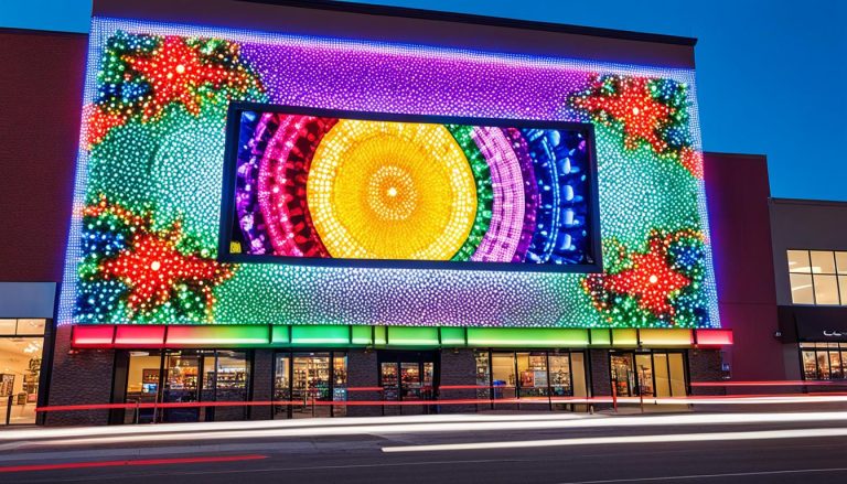 LED Wall for Storefront Advertising in Worland