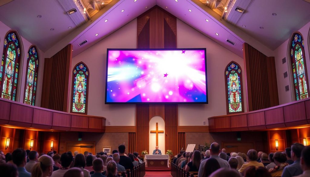 LED Screen for Church in Concord