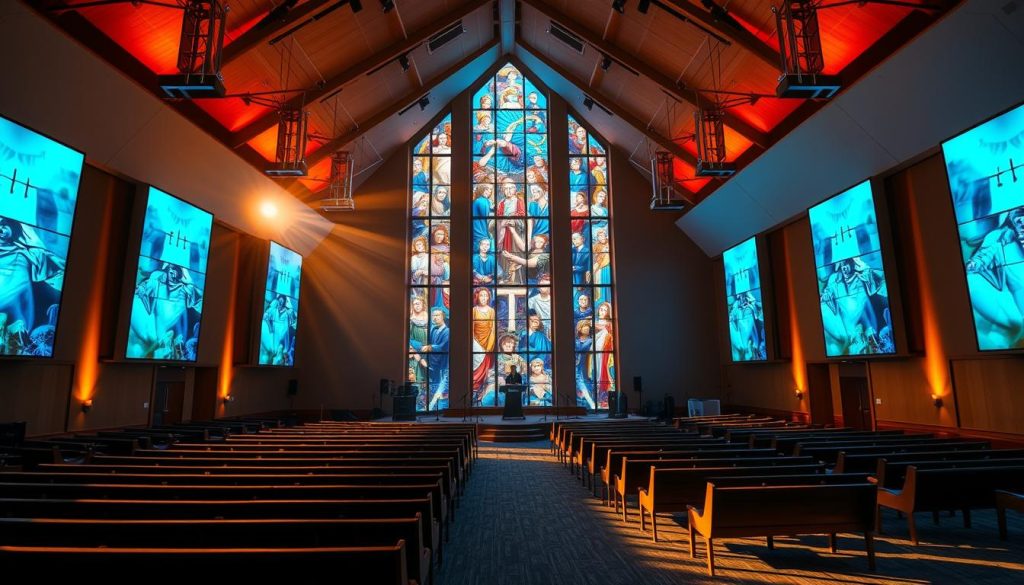 LED Screen for Church in Hampton