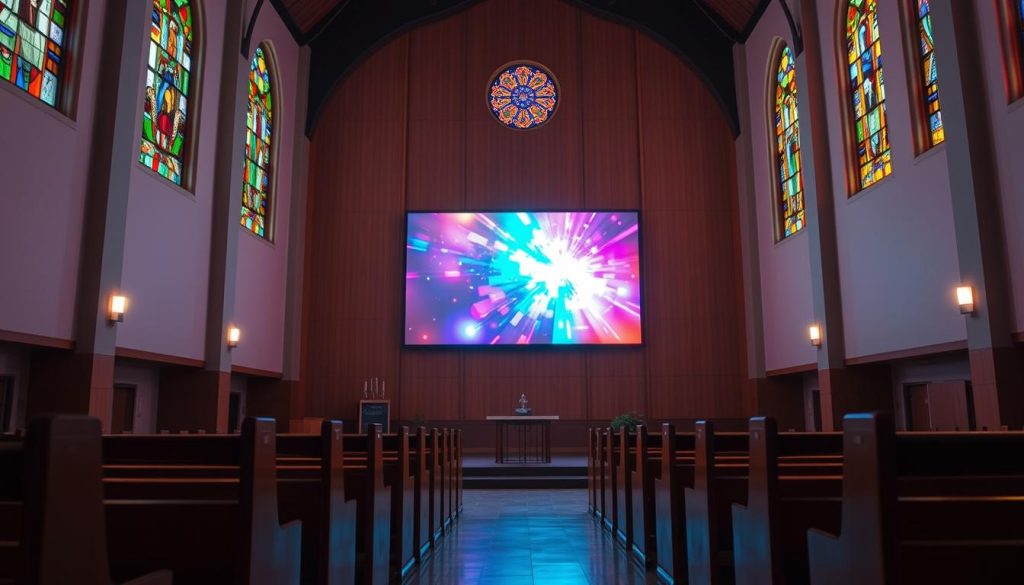 LED Screen for Church in Hudson