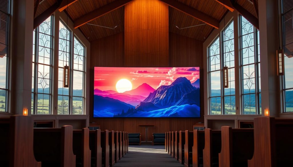 LED Screen for Church in Laconia