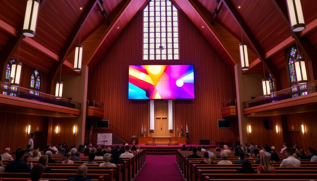 LED Screen for Church in Windham