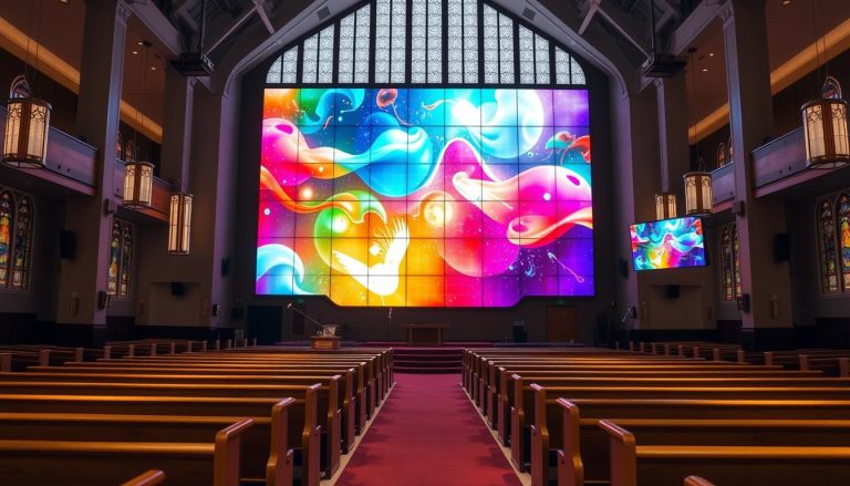 LED Wall for Church in Concord