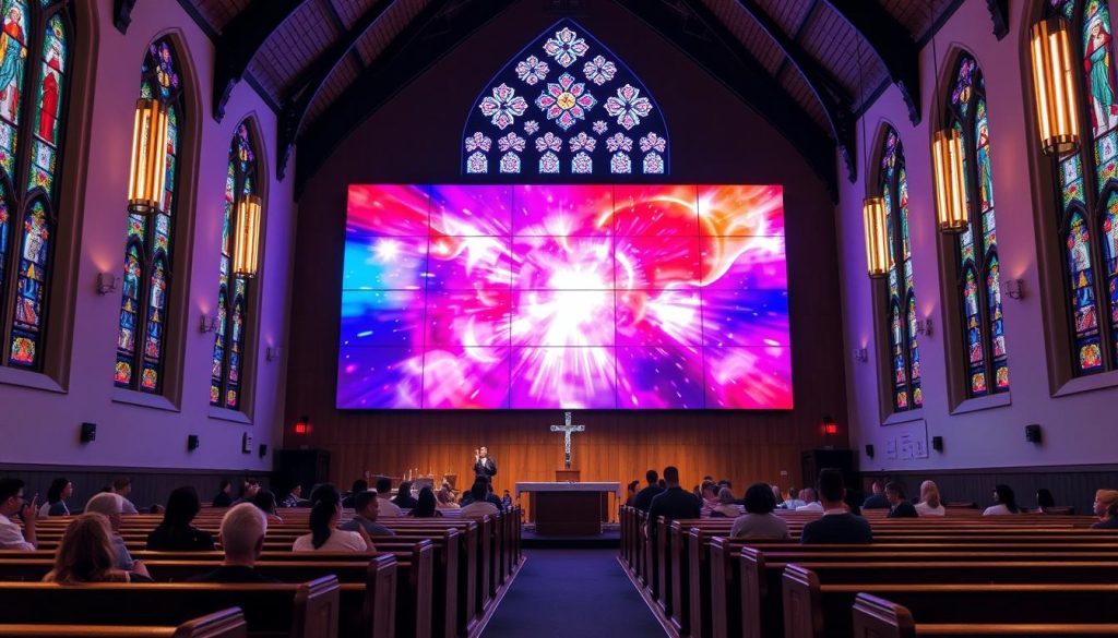 LED Wall for Church in Derry