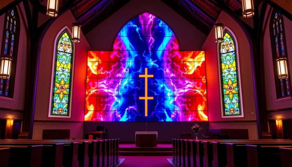 LED Wall for Church in Durham