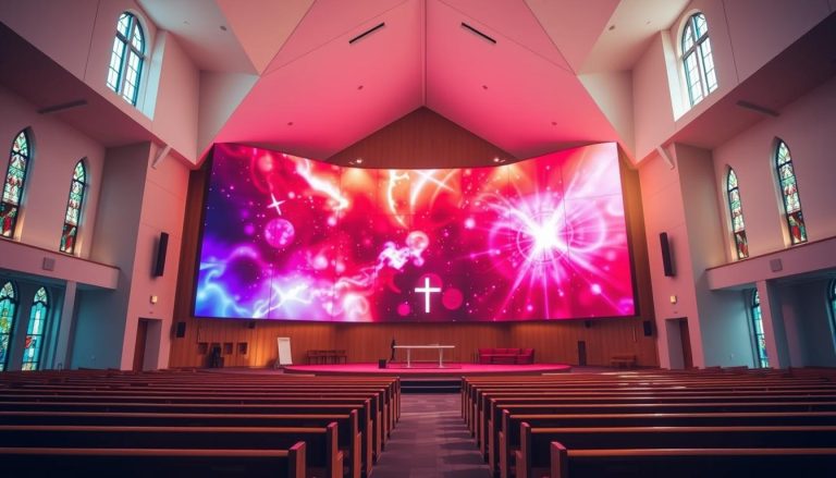 LED Wall for Church in Hampton