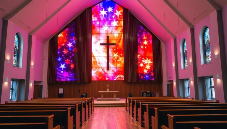 LED Wall for Church in Hudson