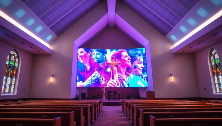 LED Wall for Church in Milford