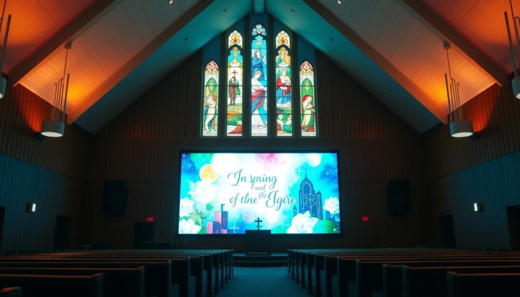 LED Wall for Church in Pelham