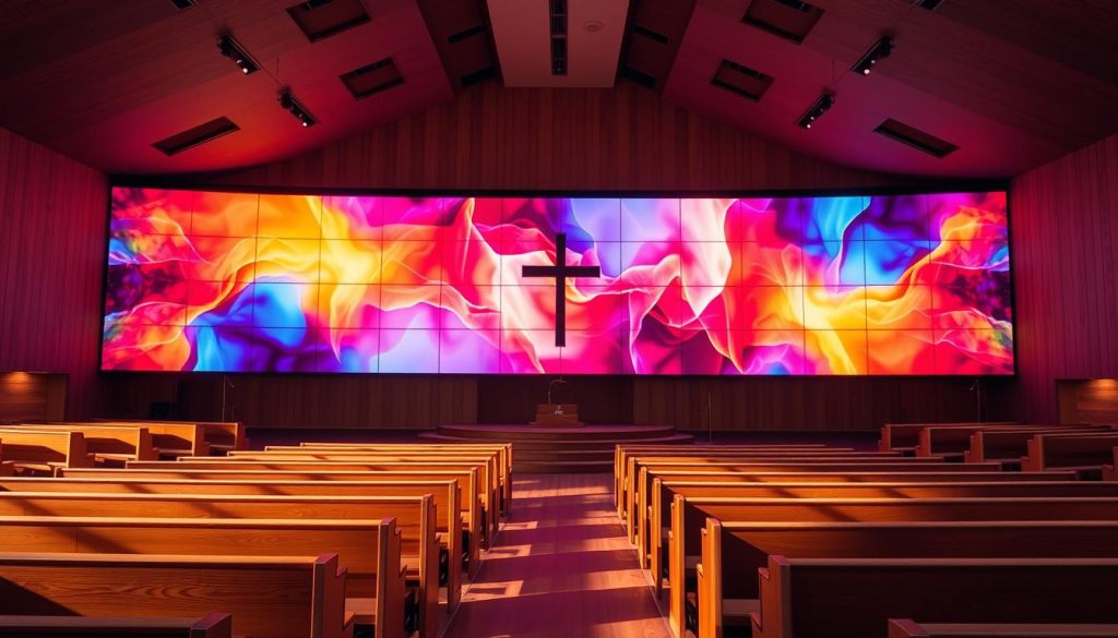 LED Wall for Church in Windham