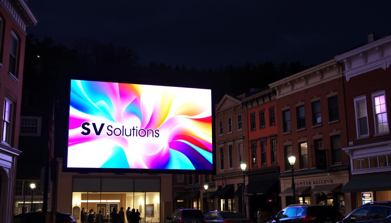 LED Screen in Bellows Falls