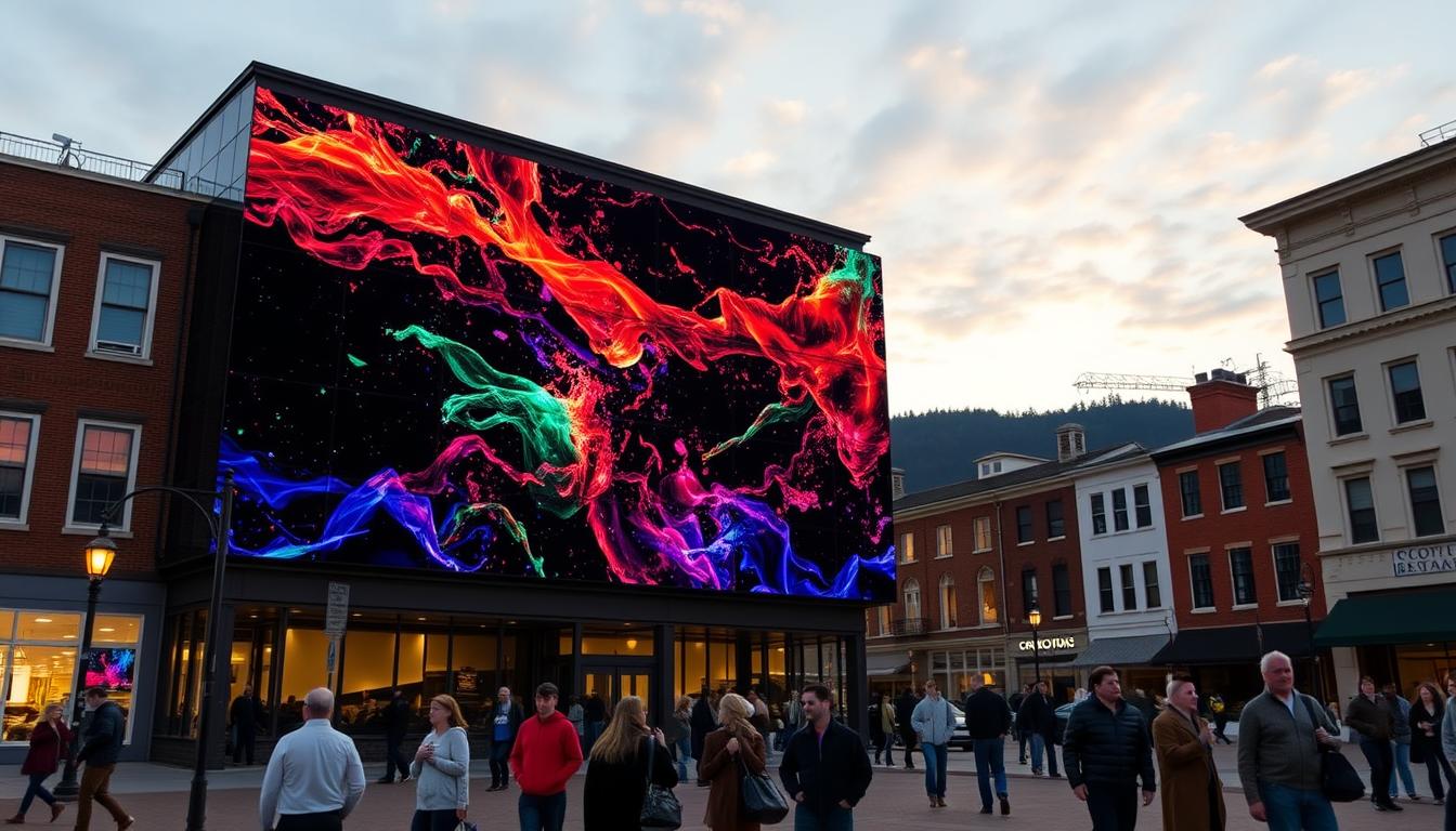 LED Video Wall in Bellows Falls