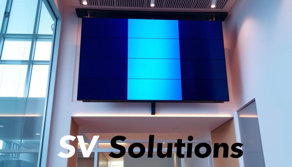 LED video wall installation LED video wall installation