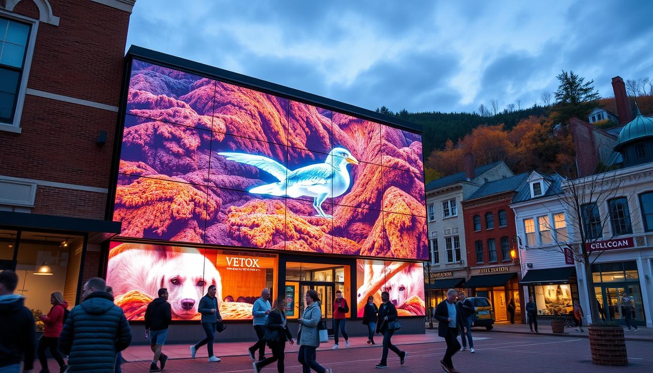 Video Wall in Bellows Falls