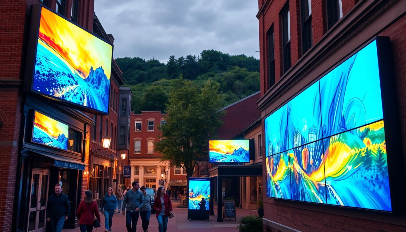Video Walls in Bellows Falls