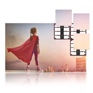 116" LUMINA Nanolite 1.5mm LED Video Wall Bundle - W8.2' x H5' LED Screen - W2.5m x H1.5m Complete Display Package for Church, Bar, Events, School and Virtual Production. HDMI Input