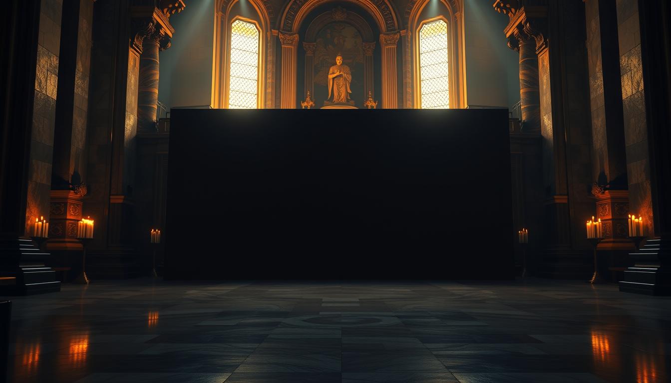 LED Screen in Temple