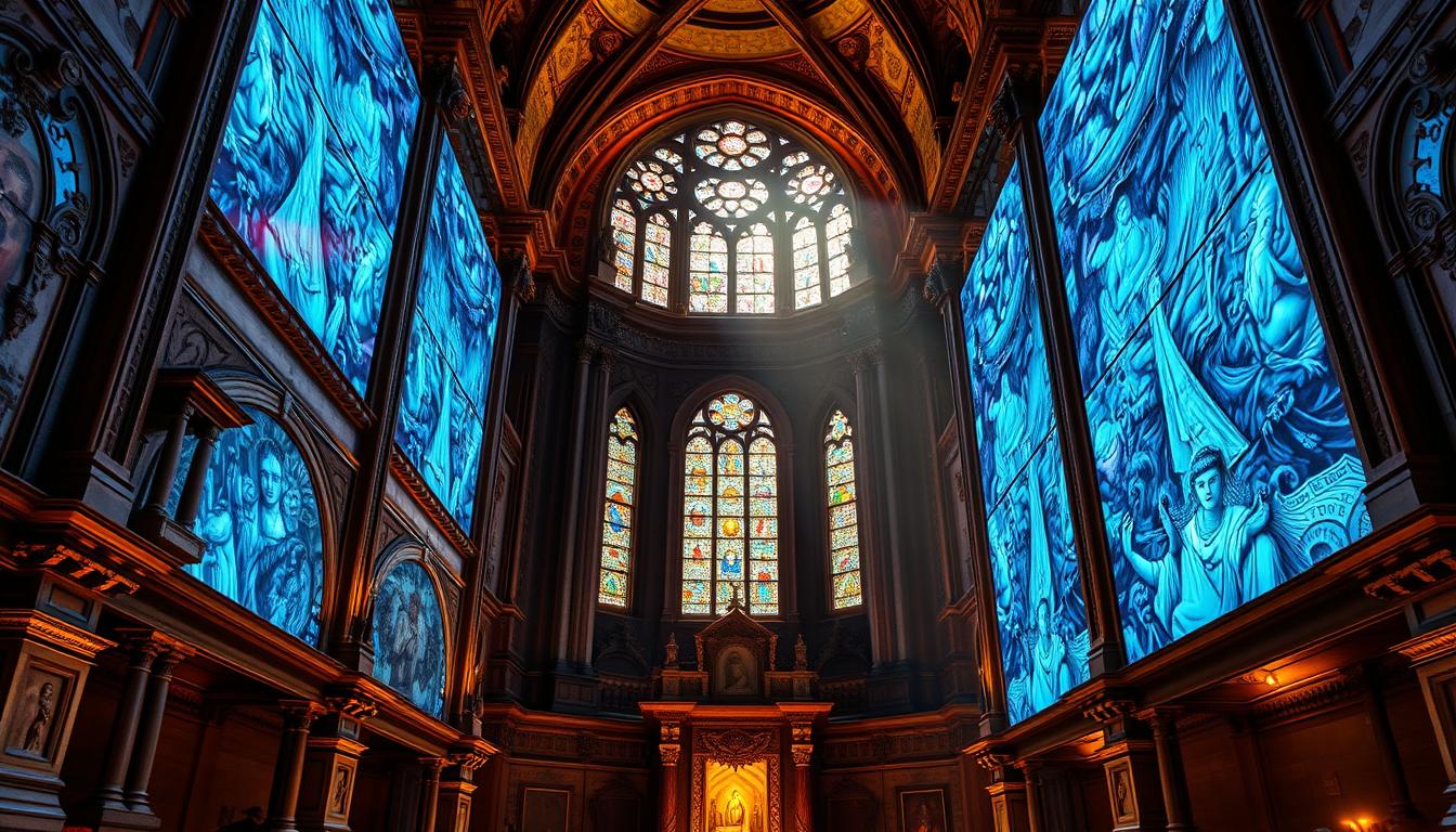 LED Video Wall in Temple