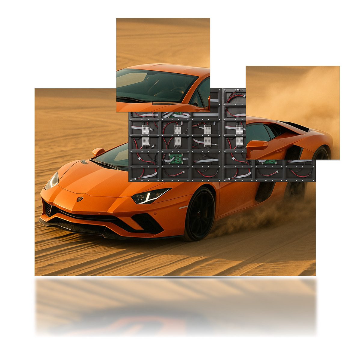 136” LUMINA 960 LED Display 2.5mm Video Wall Bundle – W9.45’ x H6.30’ LED Screen – W2.88m x H1.92m Complete Display Package for Church, Bar, Events, School and Virtual Production. HDMI Input